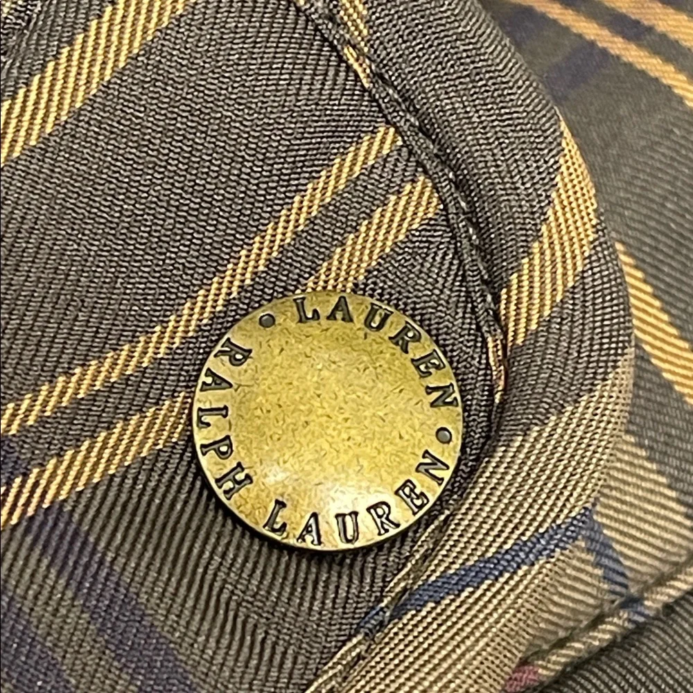 Lauren Ralph Lauren Quilted Tartan Vest XS Petite Plaid Zip Snap - Picture 8 of 10